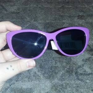NWT Purple Framed Black Lens Sunglasses